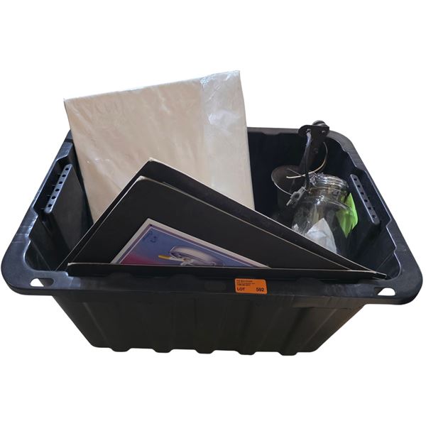 Large Tote with Vintage Camera, Unframed Collector Signs, Teddy Bear Print and More