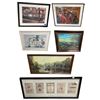 Image 1 : Group of 6 Framed Prints & Paintings - Mixed Styles, Assorted Sizes