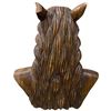Image 3 : Carved Wooden Native Chief Sculpture, H15" x W12"
