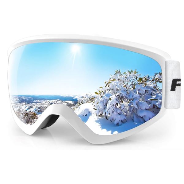 New in Box Findway Ski Goggles OTG For Men Women Youth - Anti-fog & 100% UV400 Protection (Model: YH