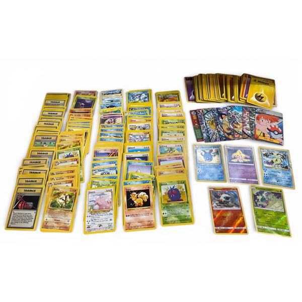 Pokémon Cards Includes WOTC Base/Jungle/Fossil, with Trainers & Commons/Uncommons - Some Modern Mixe