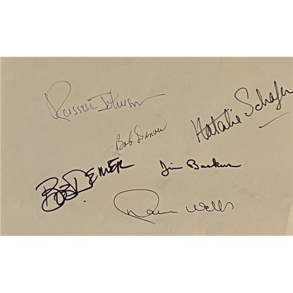 Gilligan's Island Cast Signed Card