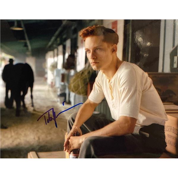 Seabiscuit Tobey Maguire signed movie photo