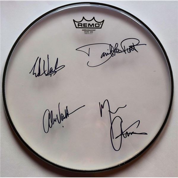 Van Halen signed drum head