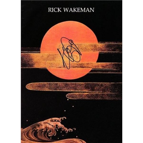 YES Rick Wakeman signed tour book