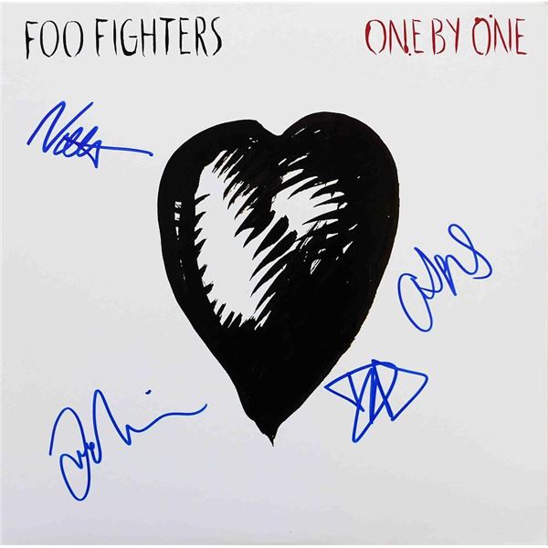 Foo Fighters One by One signed album