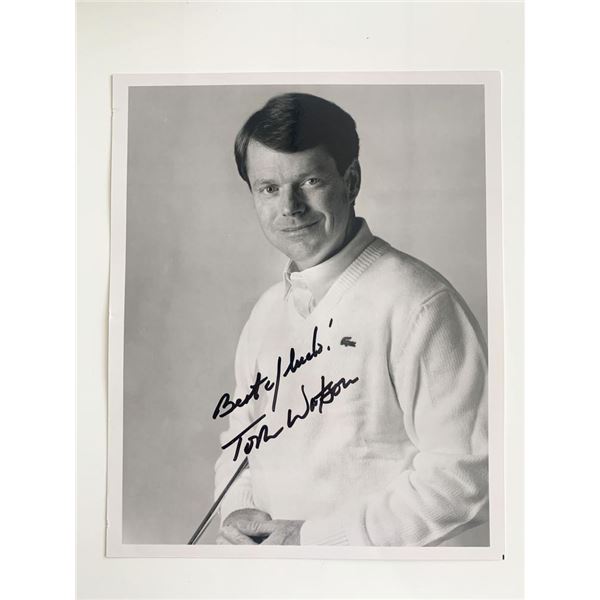 Tom Watson Signed Photo