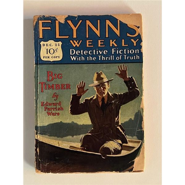 1926 Flynns Weekly Detective Fiction Pulp Magazine