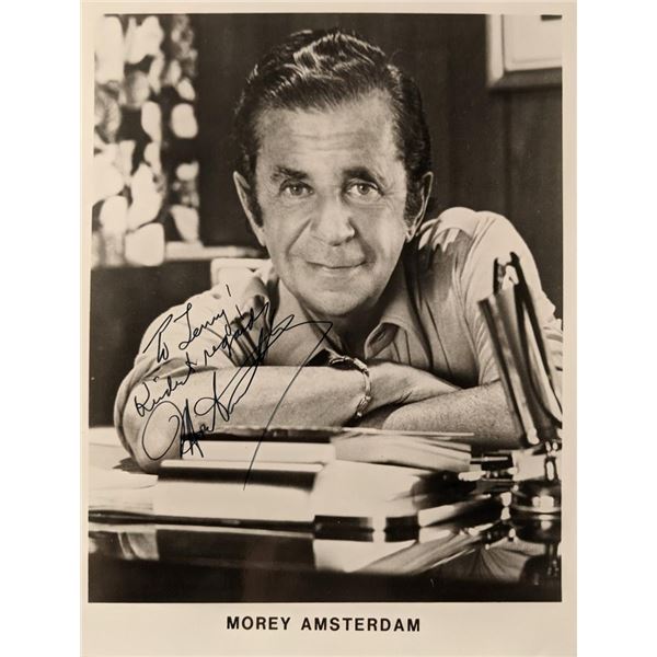 The Dick Van Dyke Show Morey Amsterdam signed photo