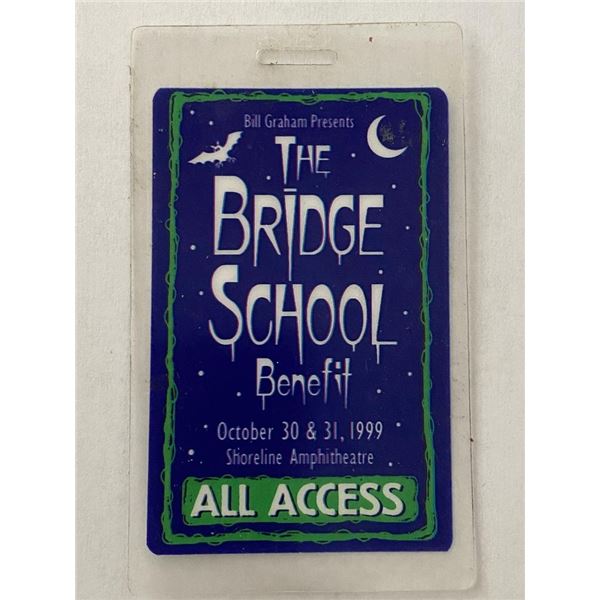 The Bridge School Benefit 1999 Backstage Pass