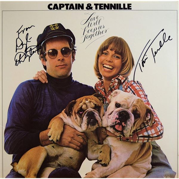 Captain and Tennille Love Will Keep Us Together signed album