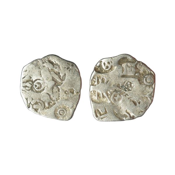 Magadha Janapada, Imperial Series III/IV, Silver Karshapana, 3.07 gms,