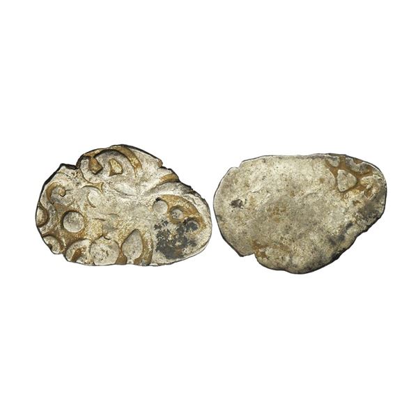 Archaic Coinage, Punch Marked, attributed to Kosala Janapada (c. 00-300 BC), Silver Karshapana, 2.87