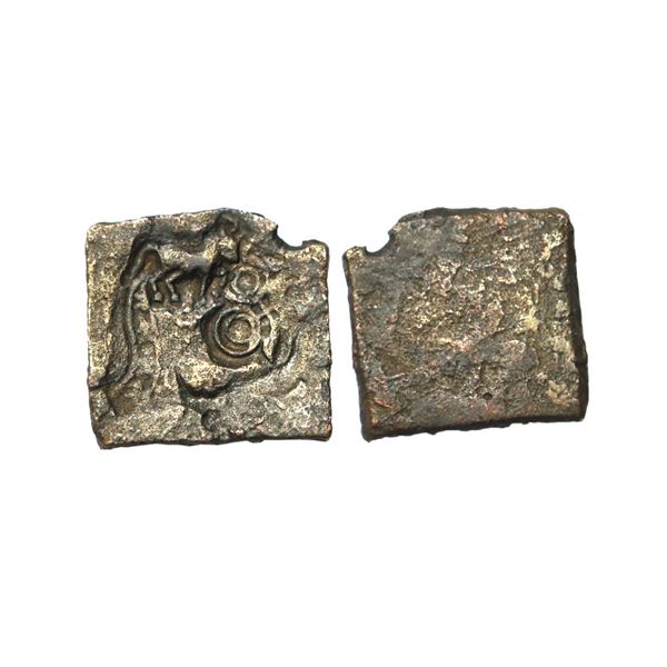 Ancient, Punch Marked, Post-Mauryan, Vidisha Region, Uninscribed type, Copper Karshapana, 6.82g