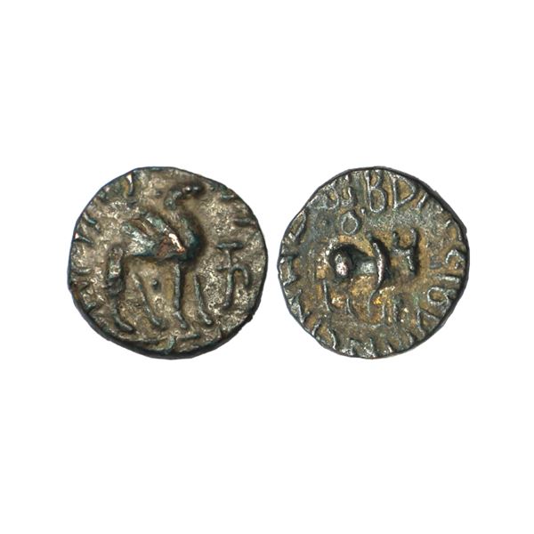 Ancient, Kushana Empire, Kujula Kadphises (c. 50-90 AD), Copper ½ Drachma, 4.12g