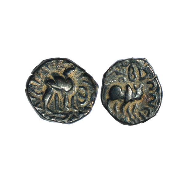 Ancient, Kushana Empire, Wima Takto (c. 90-113 AD), Copper ¼ Drachma, 3.91g