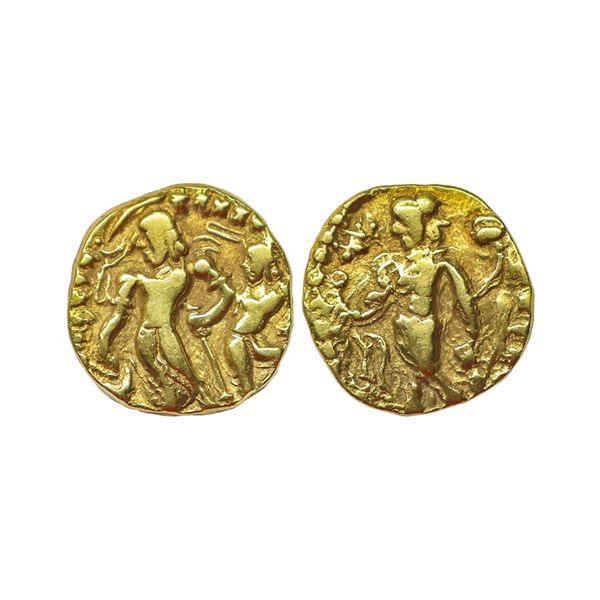 Ancient, Guptas, Chandragupta II (c. 375-415 AD), Chhatra type, Gold Dinara, 7.80 gms