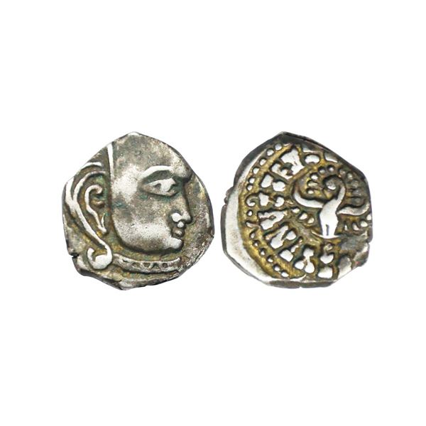 Ancient, Guptas, Kumaragupta I (c. 414-455 AD), Silver Drachma, 2.07 gms