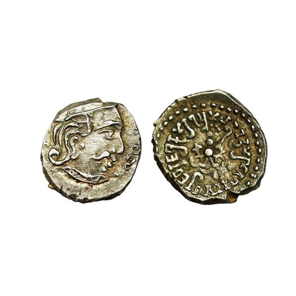 Ancient, Guptas, Kumara Gupta I (415-455 AD), Silver Drachma, 2.13 gms