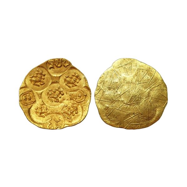 Medieval, Nolambas of Nolambavadi, Nanni Nolamba I (969-975 AD), Gold Gadyana, 3.69 gms
