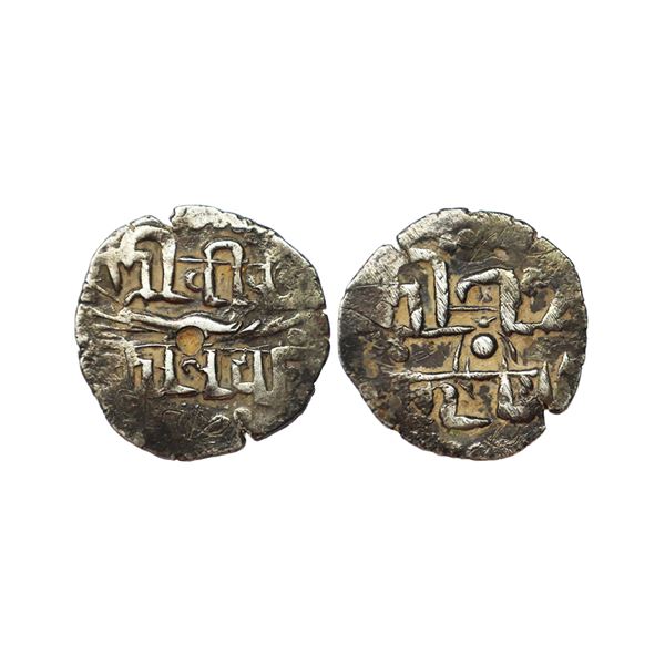 Medieval, Kerala, Vira Kerala Varman (1102-1144 AD), Silver Unit, 2.48 gms