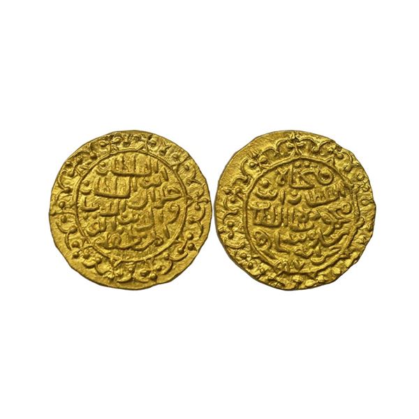 Bengal Sultanate, Jalal al-din Fath Shah (AH 886-893, 1481-1486 AD), Gold Nazarana Tanka, 10.44 gms