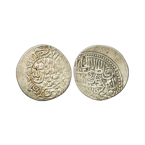 Kamran Mirza (AH 937-962 /1530-1555 AD), Silver Shahrukhi, 4.73 gms