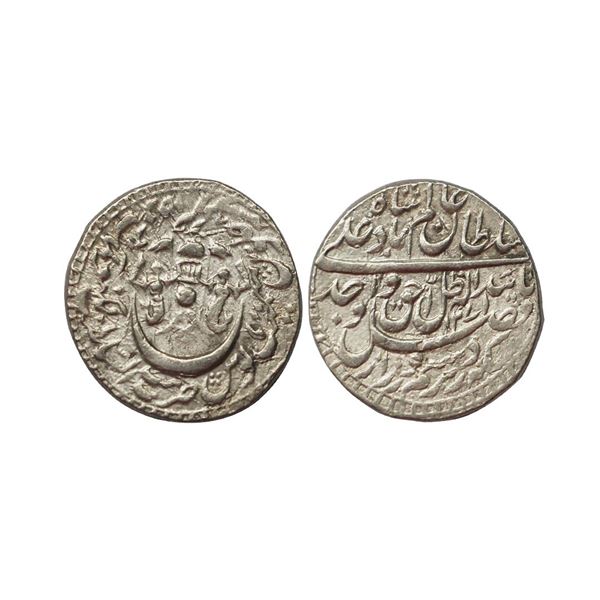 Awadh State, Wajid Ali Shah (AH 1263-1272, 1847-1856 AD), Silver Rupee, 11.06 gms