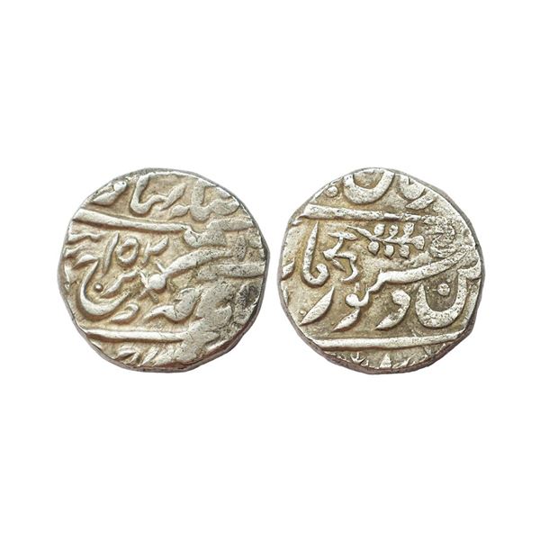 Jodhpur State, Jaswant Singh (AH 1290-1313, 1873-1895 AD), Silver Rupee, 11.42 gms