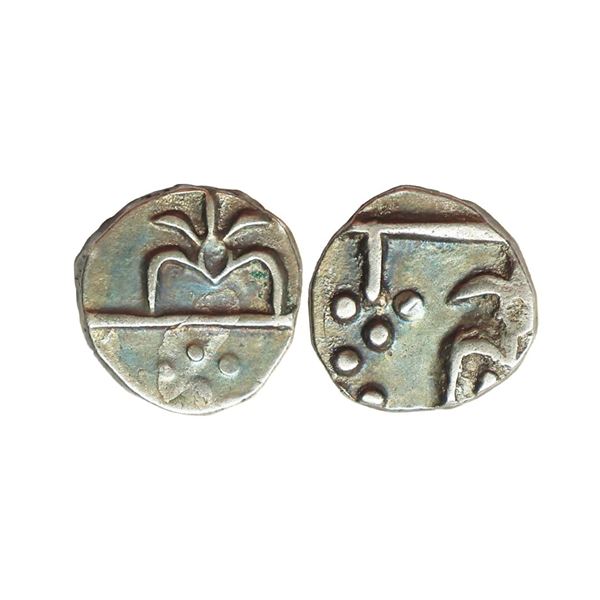 Mewar State, Chandori Series, Silver ¼ Rupee, 2.66 gms