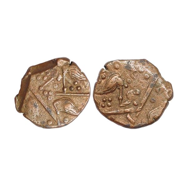 Sunth State (1870-1920 AD), Copper Paisa, 8.42 gms.