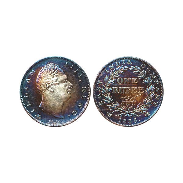 William IIII King, Silver Rupee, 1835, Calcutta Mint