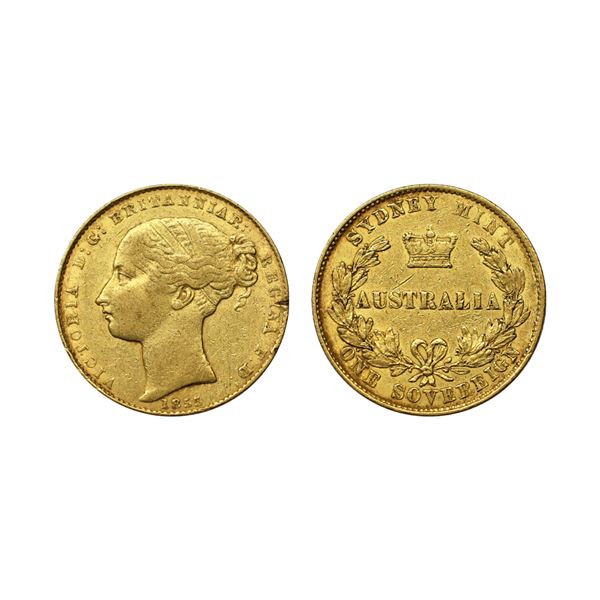 Foreign Coins,  Australia, Victoria, Gold Sovereign, 8.01g