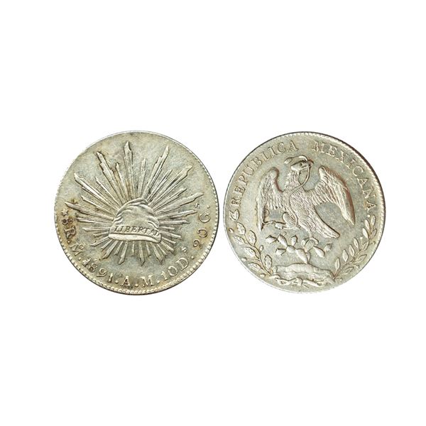 Foreign Coins, Mexico, Silver 8 Reales, 27.04g