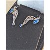 Image 4 : VINTAGE LISNER BLUE EARRINGS