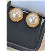 Image 4 : VINTAGE CULTURED PEARL EARRINGS