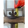Image 4 : ANTIQUE CROSSCUT SAW with FOLK ART Landscape Oil Painting