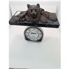 Image 5 : ANTIQUE BRONZE BEAR INK WELL