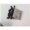 Image 3 : VINTAGE 1950'S BLACK BEADED CLIP-ON EARRINGS