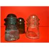 Image 1 : 3 ANTIQUE POWER LINE INSULATORS