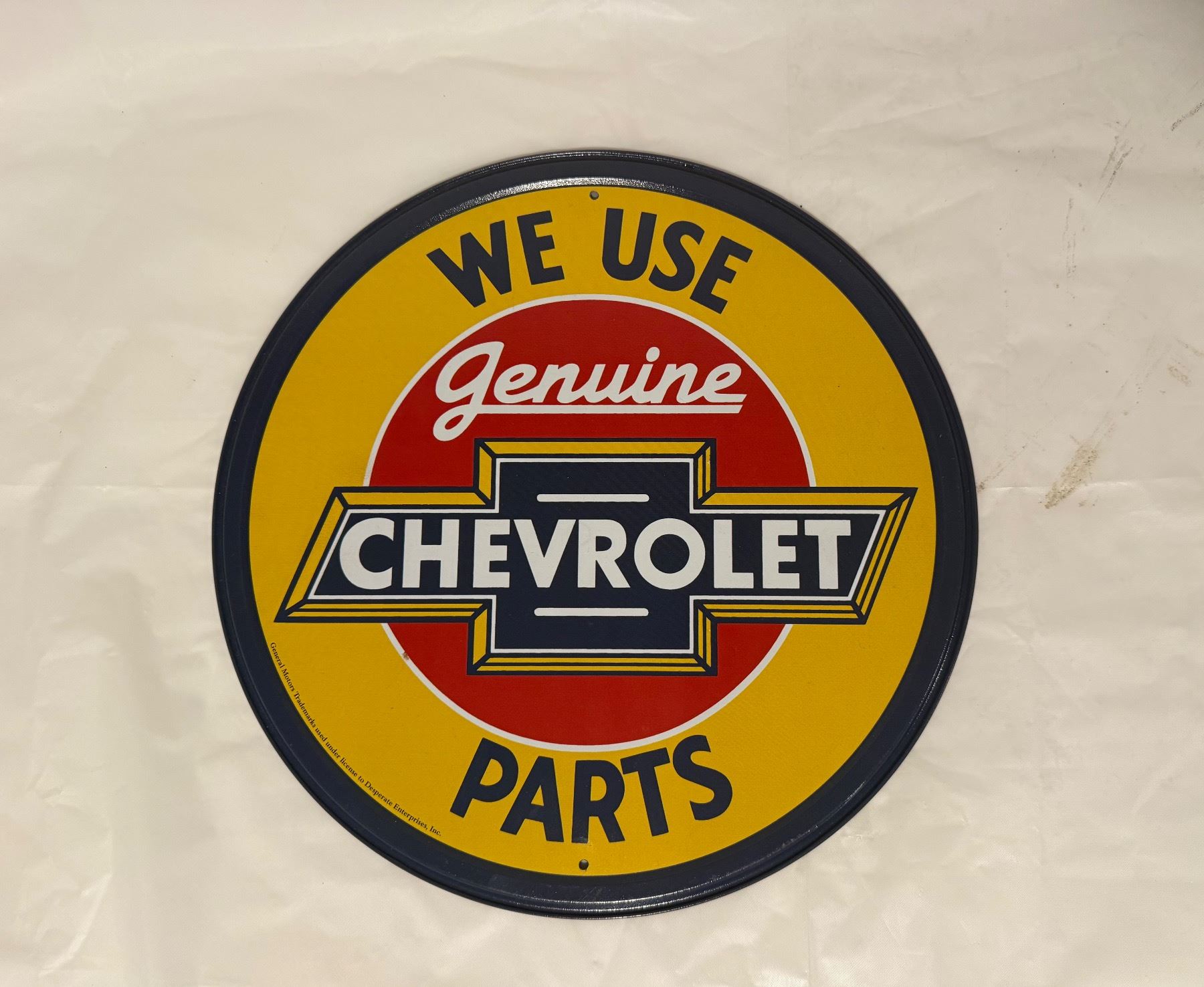 Reproduction Auto Signs Reproduction Chevrolet sign