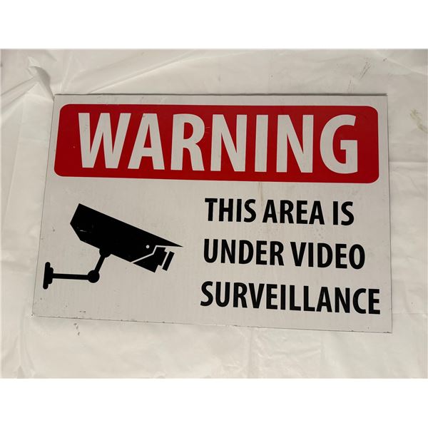 Area is monitored by video surveillance