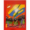 Image 1 : FOLK ART by Ron Smallwood titled "SKYWAY"