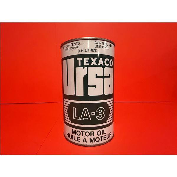 vintage Texaco Ursa LA-3 motor oil can