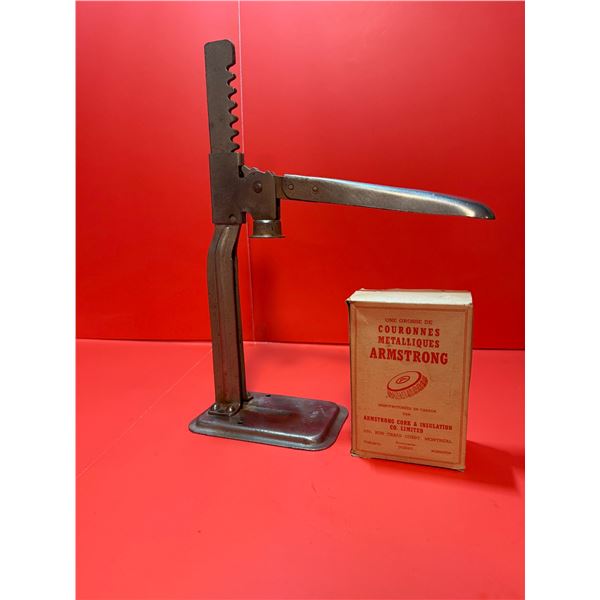 vintage, Climax bench bottle capper