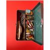 Image 2 : vintage green metal Union Steel Chest tackle box