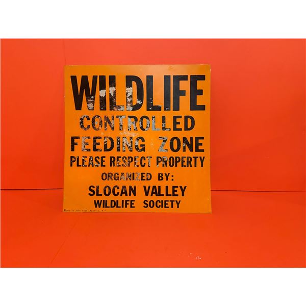 Wildlife Controlled Feeding Zone