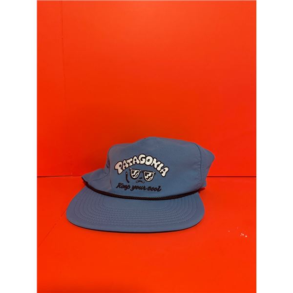 Patagonia Snowfarer Cap in the "Protect the Pillows: Pigeon Blue" colorway