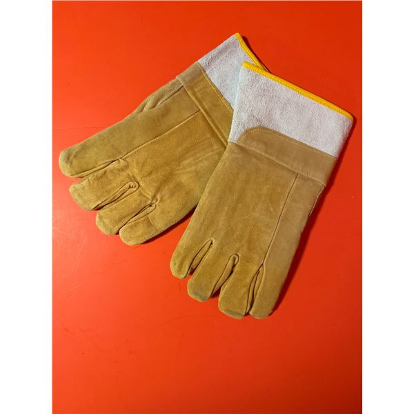 welding gloves, stitched with Kevlar thread for durability