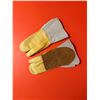 Image 1 : Leather welding gloves in tan Size 10